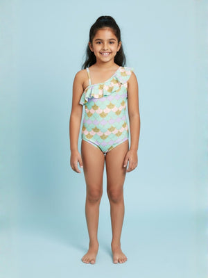 Sparkle Splash Girls Swimsuit - 2 - 4 Years Kids Swimwear