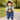 Spongy Lion Dungaree with Green Stripes T-shirt, 2 Pcs Clothing Set For Toddlers And Kids - 1 - 2 Years Kids Clothing
