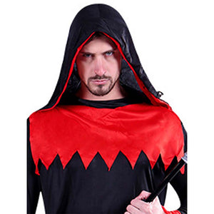 Spooky Hoody Deathman Halloween Costume Fancy Dress Up - M Halloween