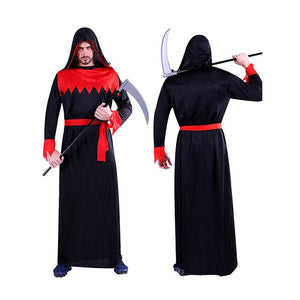 Spooky Hoody Deathman Halloween Costume Fancy Dress Up - M Halloween