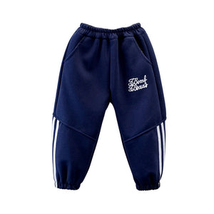 Sporty Navy Tracksuit Set with Matching Sling Bag for Kids - 2 - 3 Years Kids Clothing