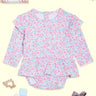 Spring Blooms Girls Skirted Onesie