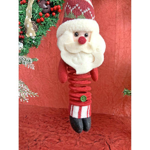 Spring Santa christmas Tree ornament and Christmas Décor - XMAS TREE ORNAMENTS