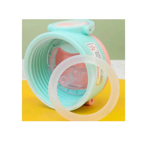 Stainless Steel Pink Fruity BunnyWater bottle for Kids with Holder, 520 ml - Little Surprise BoxStainless Steel Pink Fruity BunnyWater bottle for Kids with Holder, 520 ml