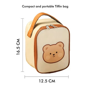 Stainless Steel Soup Box /Tiffin with Insulated Vertical Tiffin Bag with detachable Spoon for Kids and Adults, Green - Little Surprise BoxStainless Steel Soup Box /Tiffin with Insulated Vertical Tiffin Bag with detachable Spoon for Kids and Adults, Green