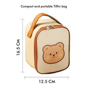 Stainless Steel Soup Lunch Box /Tiffin with Insulated Vertical Tiffin Bag with detachable Spoon for Kids and Adults, Blue - Little Surprise BoxStainless Steel Soup Lunch Box /Tiffin with Insulated Vertical Tiffin Bag with detachable Spoon for Kids and Adults, Blue