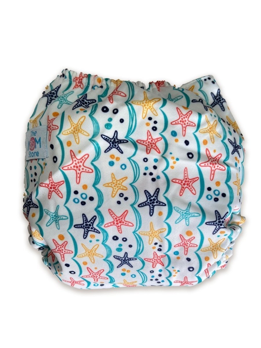 Starfish Print- Re-Usable Cloth Diaper - CD-STFSH-3-3