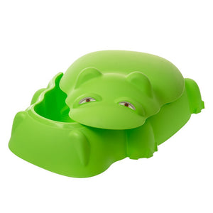 Starplay Hippo Pool/Sandpit with Cover - GREEN / PURPLE Kids Activity & Play Equipment