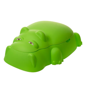 Starplay Hippo Pool/Sandpit with Cover - GREEN / PURPLE Kids Activity & Play Equipment