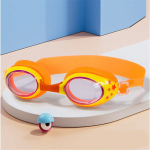 Starry Orange Anti Fog UV Protection Leakproof Design Swim Goggles for Kids, 3yrs - 8yrs - 3 - 8 years Swim