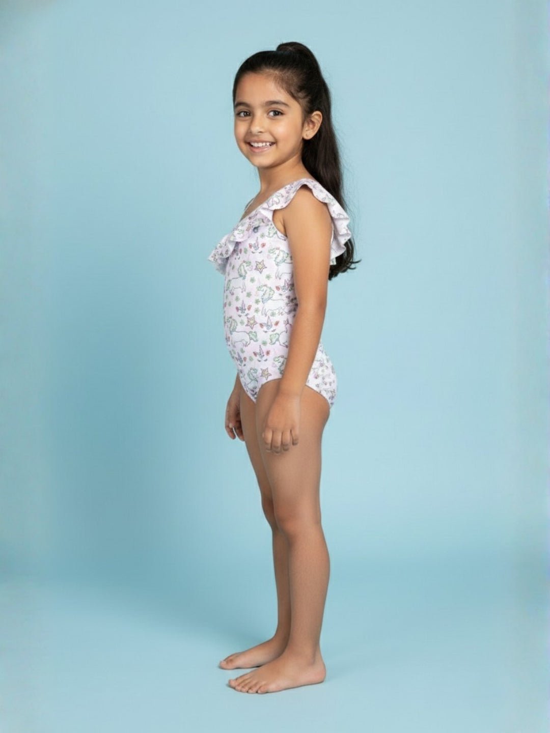 Starry Unicorn Dreams Girls Swimsuit - 2 - 4 Years Kids Swimwear