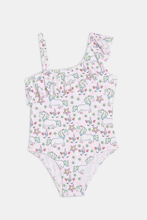 Starry Unicorn Dreams Girls Swimsuit - KSW-SG-STUN-2-4