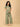 Stay-in Sage maternity and nursing nightwear set in green ribbed cotton with short-sleeve top and relaxed pants ‚Äì front view