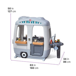 Step2 Adventure Camper | Kids Playhouse - Pretend Play Toys