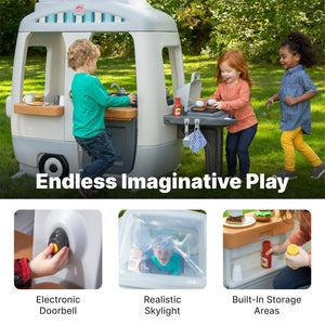 Step2 Adventure Camper | Kids Playhouse - Pretend Play Toys