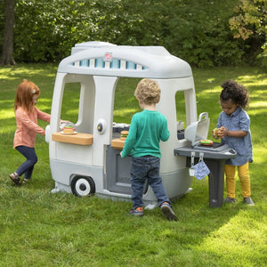 Step2 Adventure Camper | Kids Playhouse - Pretend Play Toys