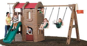 Step2 Adventure Lodge Play Center | Kids Climber Playset - Baby Swings