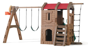 Step2 Adventure Lodge Play Center | Kids Climber Playset - Baby Swings