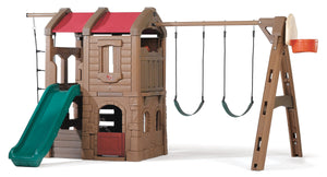 Step2 Adventure Lodge Play Center | Kids Climber Playset - Baby Swings