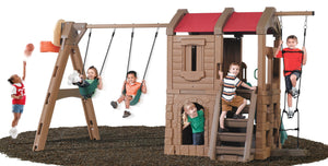 Step2 Adventure Lodge Play Center | Kids Climber Playset - Baby Swings