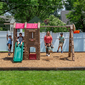 Step2 Adventure Lodge Play Center | Kids Climber Playset - Baby Swings
