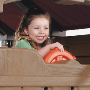 Step2 Adventure Lodge Play Center With Glider | Climber Playset - Baby Swings