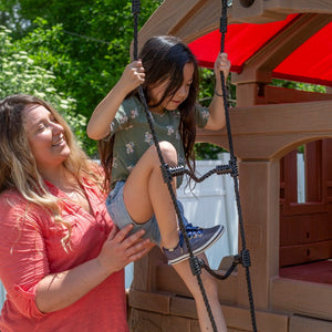 Step2 Adventure Lodge Play Center With Glider | Climber Playset - Baby Swings