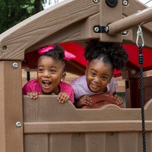 Step2 Adventure Lodge Play Center With Glider | Climber Playset - Baby Swings