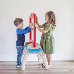 Step2 All Around Easel For Two Red | Kids Art Desk & Easel - Art Desk & Easel