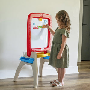 Step2 All Around Easel For Two Red | Kids Art Desk & Easel - Art Desk & Easel