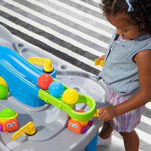 Step2 Ball Buddies Truckin' & Rollin' Play Table | Water Table - Kids Activity & Play Equipment