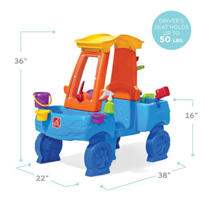 Step2 Car Wash Splash Center | Kids Water Table - Beach & Outdoor Accessories