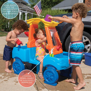 Step2 Car Wash Splash Center | Kids Water Table - Beach & Outdoor Accessories