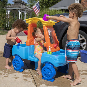 Step2 Car Wash Splash Center | Kids Water Table - Beach & Outdoor Accessories