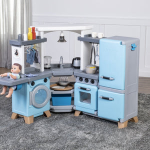 Step2 Cook & Care Corner Kitchen & Nursery | Pretend Play Kitchen - Pretend Play Toys