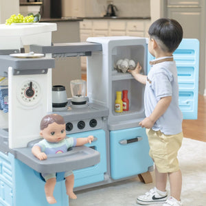 Step2 Cook & Care Corner Kitchen & Nursery | Pretend Play Kitchen - Pretend Play Toys