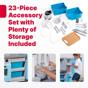 Step2 Cooking Time Kitchen | Kids Pretend Play Kitchen - Pretend Play Toys