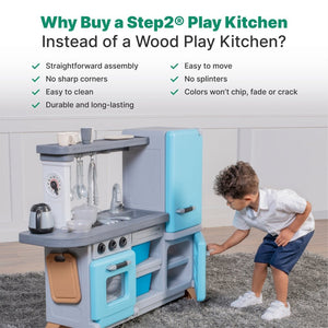 Step2 Cooking Time Kitchen | Kids Pretend Play Kitchen - Pretend Play Toys