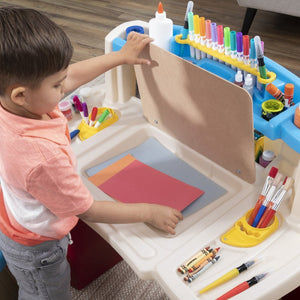 Step2 Deluxe Art Master Desk | Kids Art Desk & Easel - Art Desk & Easel