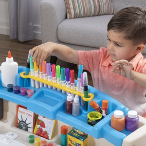 Step2 Deluxe Art Master Desk | Kids Art Desk & Easel - Art Desk & Easel