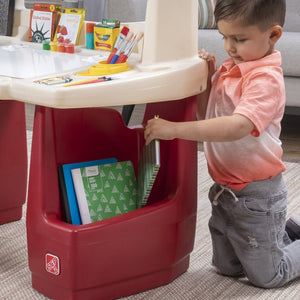 Step2 Deluxe Art Master Desk | Kids Art Desk & Easel - Art Desk & Easel