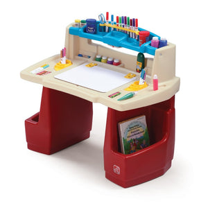 Step2 Deluxe Art Master Desk | Kids Art Desk & Easel - Art Desk & Easel