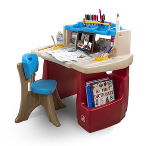 Step2 Deluxe Art Master Desk | Kids Art Desk & Easel - Art Desk & Easel