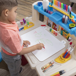 Step2 Deluxe Art Master Desk | Kids Art Desk & Easel - Art Desk & Easel