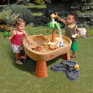 Step2 Dino Dig Sand & Water Table | Kids Water Table - Beach & Outdoor Accessories