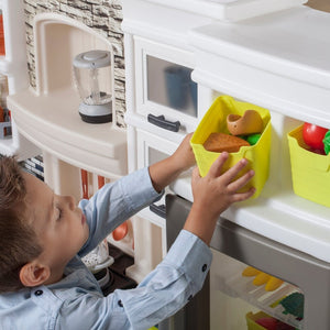Step2 Elegant Edge Kitchen | Kids Pretend Play Kitchen - Pretend Play Toys