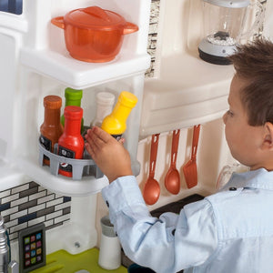 Step2 Elegant Edge Kitchen | Kids Pretend Play Kitchen - Pretend Play Toys