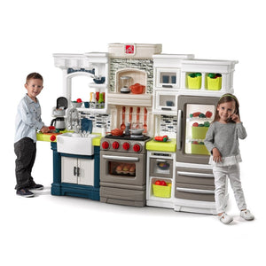 Step2 Elegant Edge Kitchen | Kids Pretend Play Kitchen - Pretend Play Toys