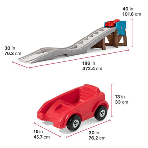 Step2 Extreme Thrill Coaster (Dashing Red) | Kids Ride-On Coaster - Ride On