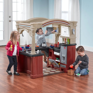 Step2 Grand Walk-In Kitchen | Kids Pretend Play Kitchen - Pretend Play Toys
